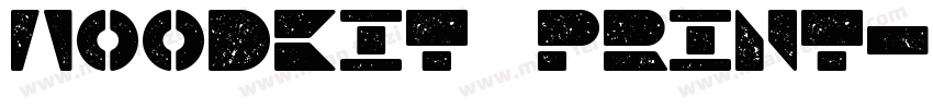 woodkit print字体转换